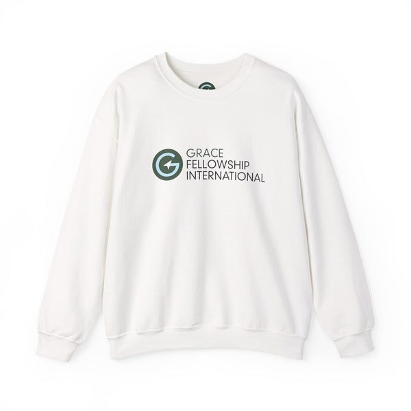 Heavy Blend™ Crewneck Sweatshirt with Color Logo