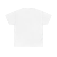 Unisex Heavy Cotton Tee with Black Logo