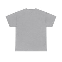 Unisex Heavy Cotton Tee with Color Logo