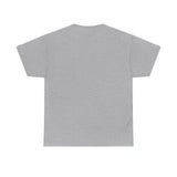 Unisex Heavy Cotton Tee with Color Logo