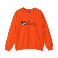 Heavy Blend™ Crewneck Sweatshirt with Black Logo