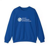 Heavy Blend™ Crewneck Sweatshirt with White Logo