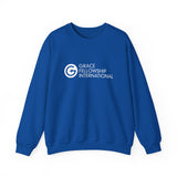 Heavy Blend™ Crewneck Sweatshirt with White Logo