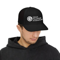 Embroidered Snapback Trucker Cap