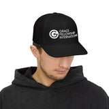 Embroidered Snapback Trucker Cap