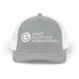 Embroidered Snapback Trucker Cap