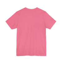 Unisex Jersey Short Sleeve Tee with Black Logo