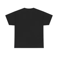 Unisex Heavy Cotton Tee with White Logo