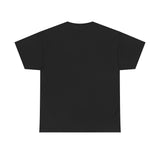 Unisex Heavy Cotton Tee with White Logo