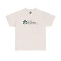 Unisex Heavy Cotton Tee with Color Logo