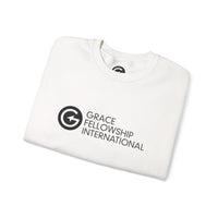 Heavy Blend™ Crewneck Sweatshirt with Black Logo