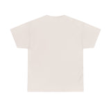 Unisex Heavy Cotton Tee with Black Logo