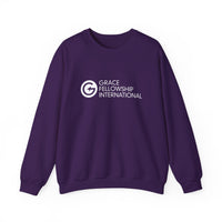 Heavy Blend™ Crewneck Sweatshirt with White Logo
