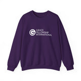 Heavy Blend™ Crewneck Sweatshirt with White Logo