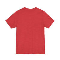Unisex Jersey Short Sleeve Tee with Black Logo