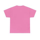 Unisex Heavy Cotton Tee with White Logo