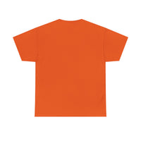 Unisex Heavy Cotton Tee with White Logo