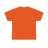 Unisex Heavy Cotton Tee with White Logo