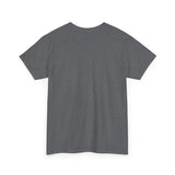 Unisex Heavy Cotton Tee with Black Logo
