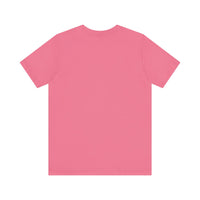 Unisex Jersey Short Sleeve Tee with Black Logo