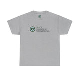 Unisex Heavy Cotton Tee with Color Logo