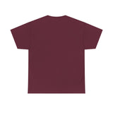 Unisex Heavy Cotton Tee with White Logo