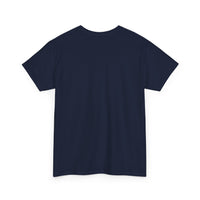 Unisex Heavy Cotton Tee with White Logo