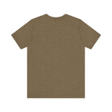 Unisex Jersey Short Sleeve Tee with Black Logo