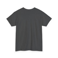 Unisex Heavy Cotton Tee with White Logo