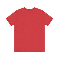 Unisex Jersey Short Sleeve Tee with Black Logo