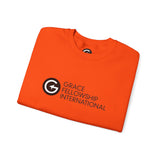 Heavy Blend™ Crewneck Sweatshirt with Black Logo