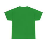 Unisex Heavy Cotton Tee with White Logo