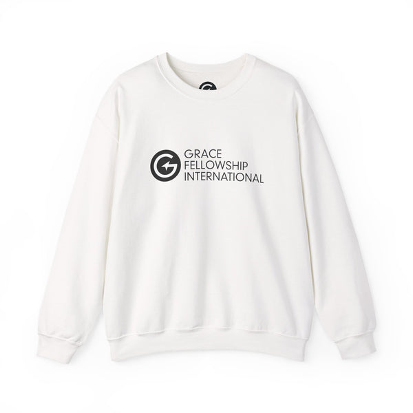 Heavy Blend™ Crewneck Sweatshirt with Black Logo
