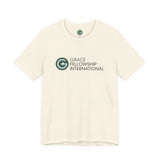 Unisex Jersey Short Sleeve Tee with Color Logo