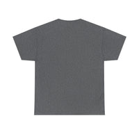 Unisex Heavy Cotton Tee with Black Logo