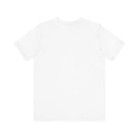 Unisex Jersey Short Sleeve Tee with Black Logo