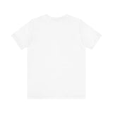 Unisex Jersey Short Sleeve Tee with Black Logo