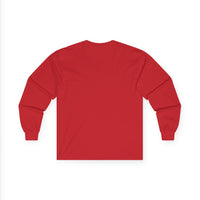 Unisex Ultra Cotton Long Sleeve Tee with Black Logo