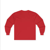 Unisex Ultra Cotton Long Sleeve Tee with Black Logo