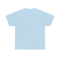 Unisex Heavy Cotton Tee with Color Logo