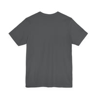 Unisex Jersey Short Sleeve Tee with White Logo