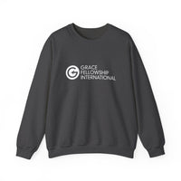 Heavy Blend™ Crewneck Sweatshirt with White Logo
