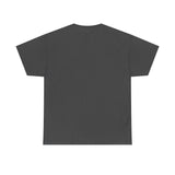 Unisex Heavy Cotton Tee with White Logo
