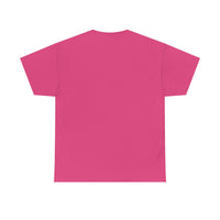 Unisex Heavy Cotton Tee with Black Logo