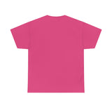 Unisex Heavy Cotton Tee with Black Logo