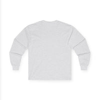 Unisex Cotton Long Sleeve Tee with Color Logo