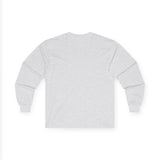Unisex Cotton Long Sleeve Tee with Color Logo
