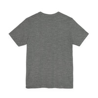 Unisex Jersey Short Sleeve Tee with Black Logo