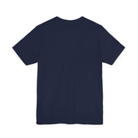 Unisex Jersey Short Sleeve Tee with White Logo