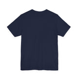 Unisex Jersey Short Sleeve Tee with White Logo